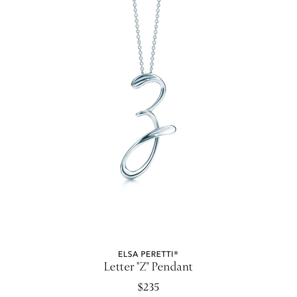 ‘Z’ Pendant Necklace